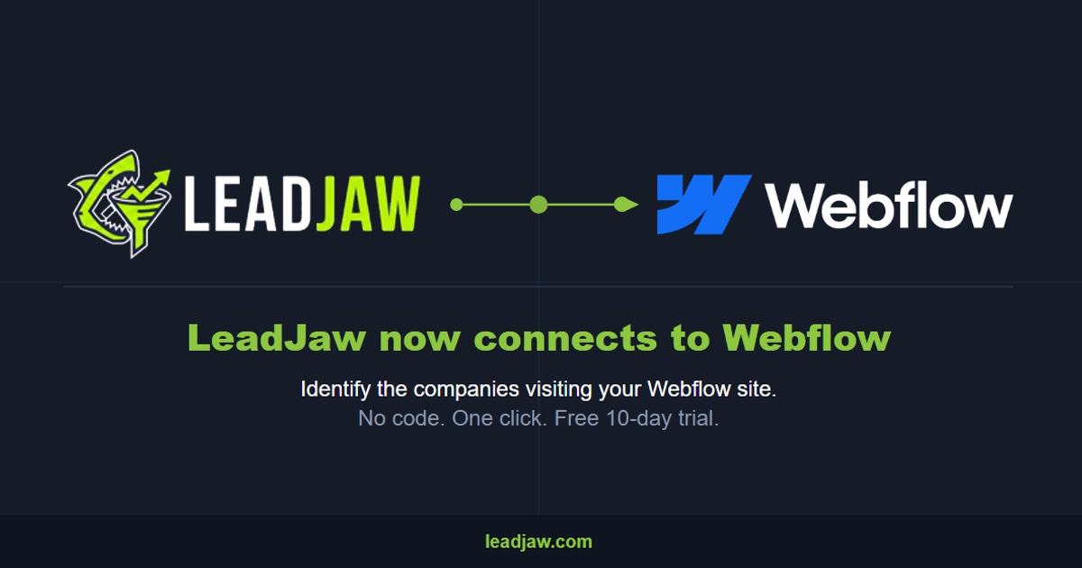Identify Companies Visiting Your Webflow Site